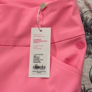 Lilly Pulitzer Vibrant Pink Corso Style, Ankle-Length Pant